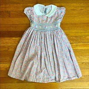 Les Petits Soleils Pink Floral Dress
